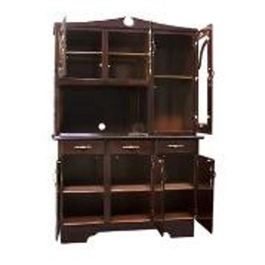 Platera Shely 3 Puertas Para Microondas Oscura