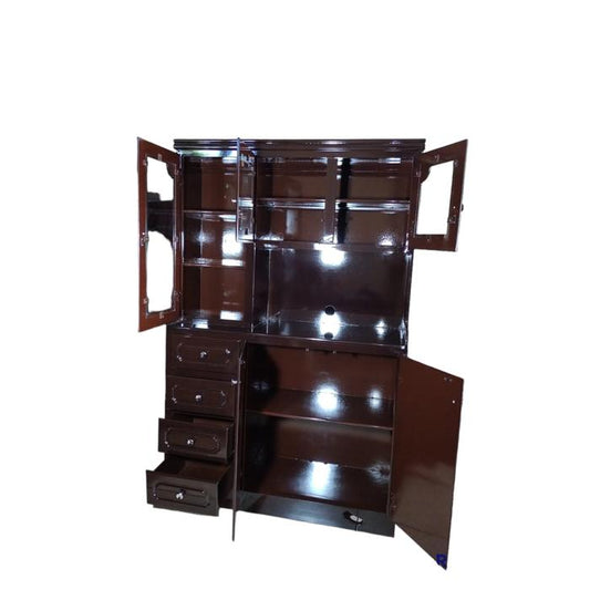 Alacena Shely 3 Puertas Cuadrada Chocolate