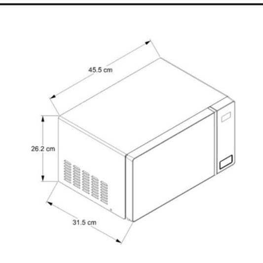 Horno Microondas Whirlpool 0.7 Wm1807B/Negro