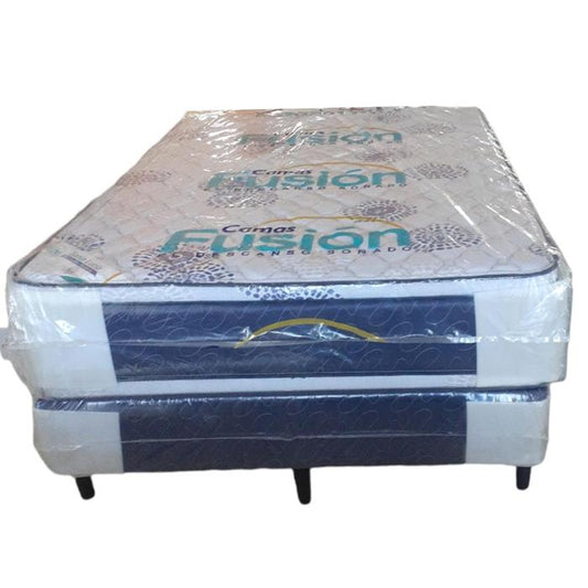 Set Cama Fusion Queen Santa Lucia Pique 2 En 1, 2 Euro