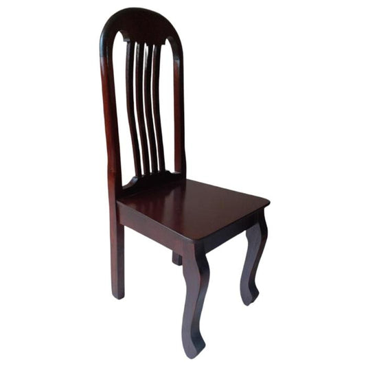 Comedor Galilea 6 Sillas Liso Ovalado Oscuro