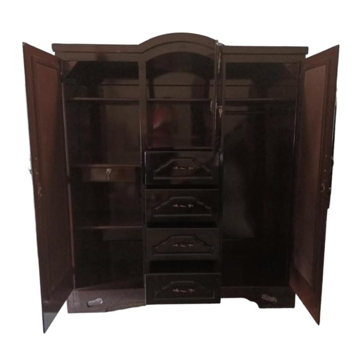 Ropero Shely 3 Cuerpos 4 Gavetas Al Centro Oscuro