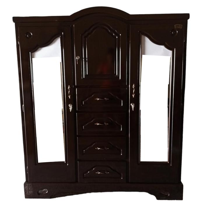 Ropero Shely 3 Cuerpos 4 Gavetas Al Centro Oscuro