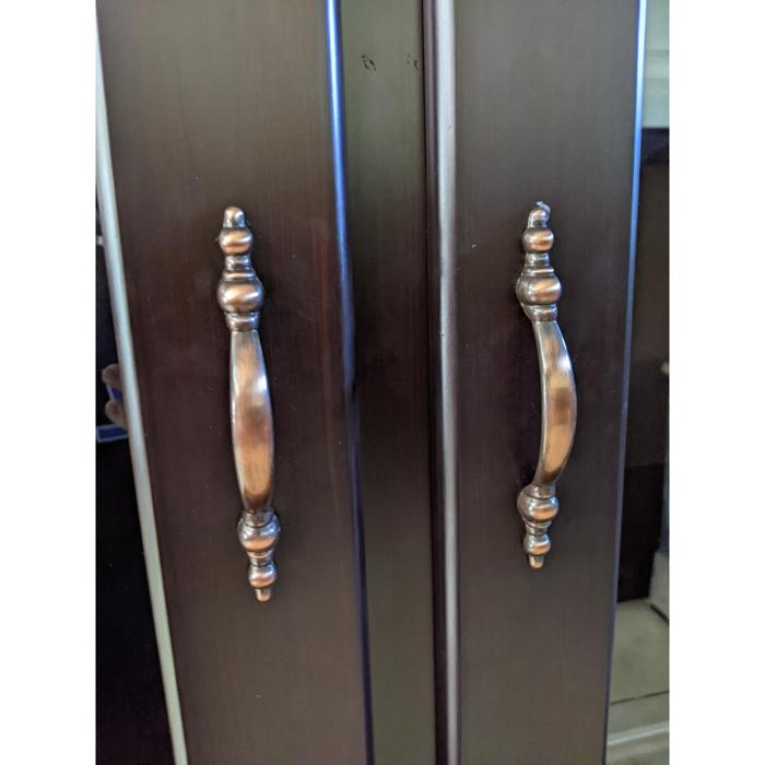 Platera Shely 3 Cuerpos De Vitrina Oscuro