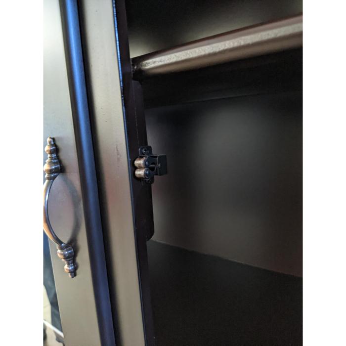 Platera Shely 3 Cuerpos De Vitrina Oscuro