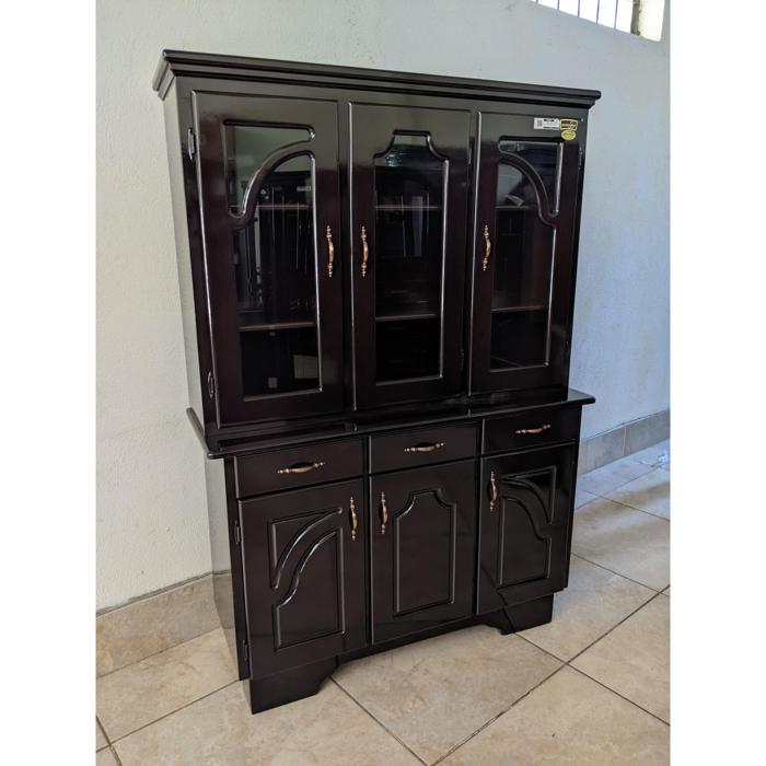 Platera Shely 3 Cuerpos De Vitrina Oscuro