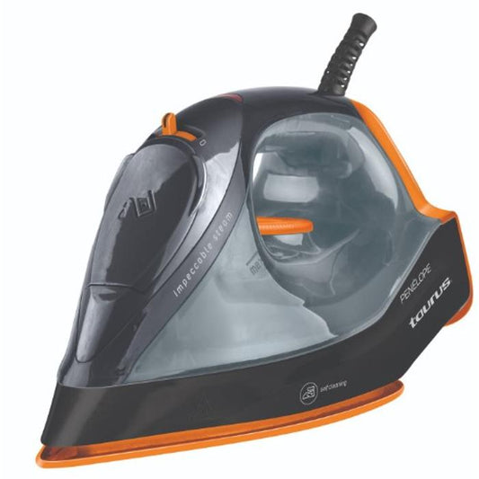 Plancha Taurus Penélope Con Vapor Gris/Naranja