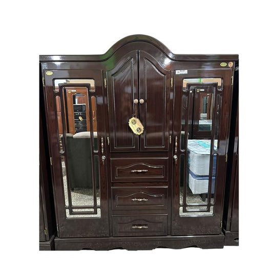 Ropero Mv 3 Cuerpos Bufalo, Obscuro Brillante