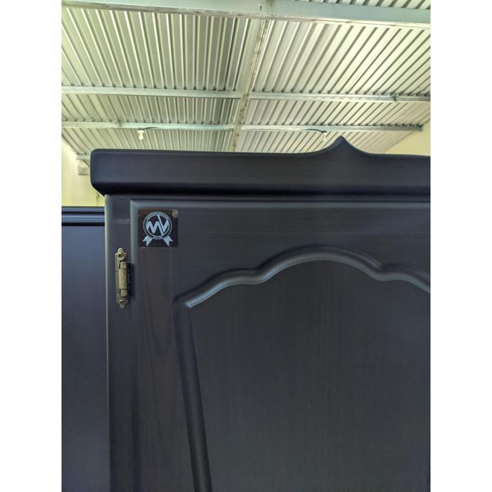 Ropero Mv 3 Cuerpos Economico 4 Gavetas, Obscuro Mate