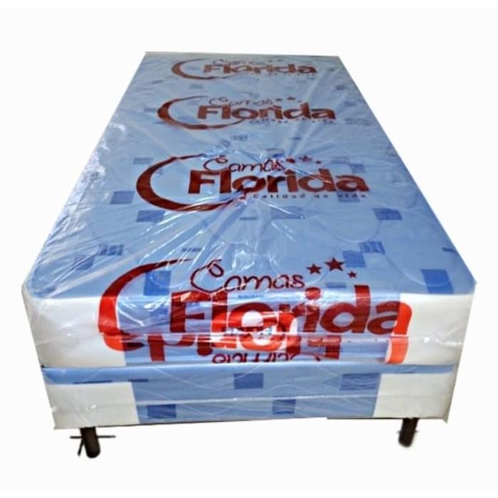 Set Cama Florida Imperial Continental Celeste