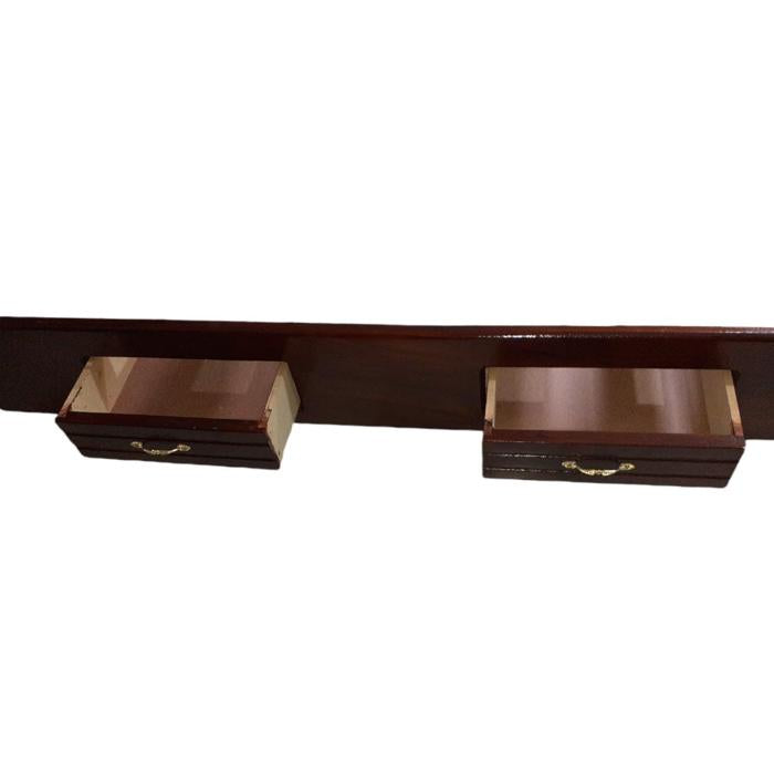 Cama Madera Galilea Matrimonial Carreta/Oscuro