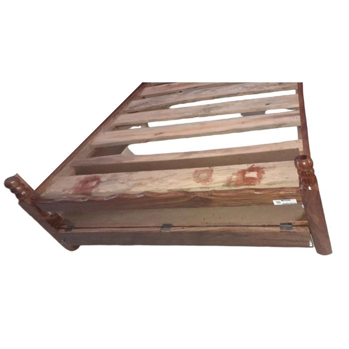 Cama Madera Galilea Matrimonial Tornos Claro