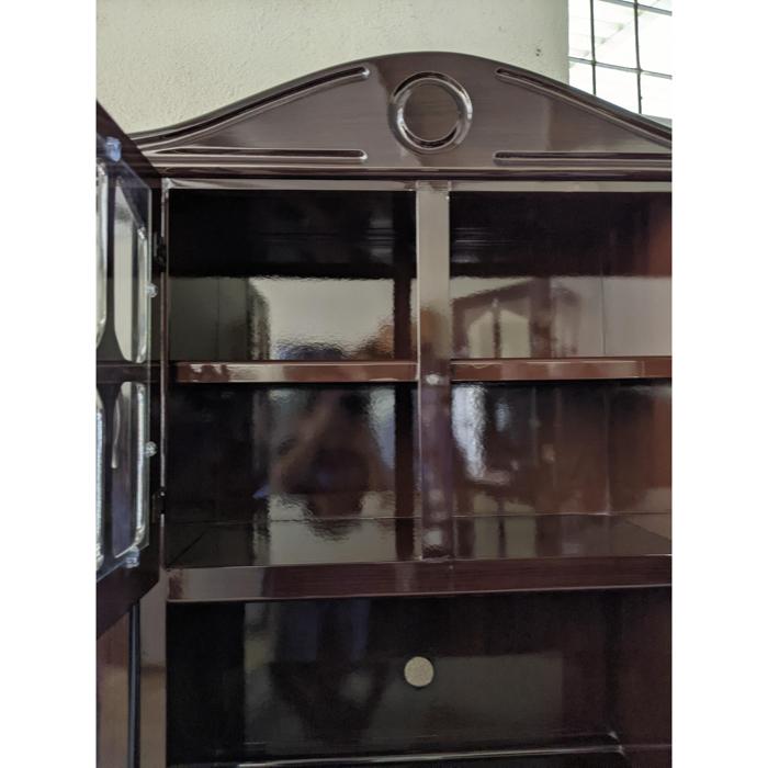 Trinchante Mv 4 Puertas Moderno Para Microndas Oscuro