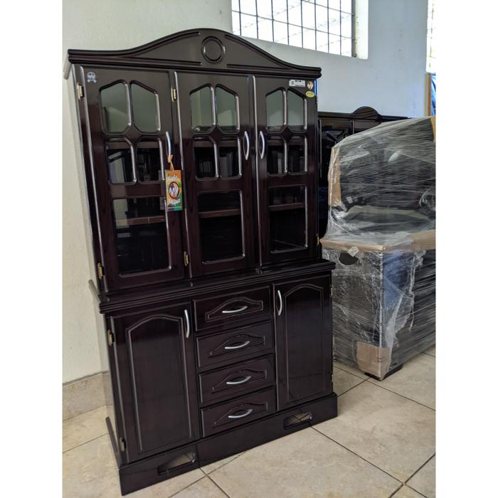 Trinchante Mv 3 Cuerpos Vitrina/Oscuro