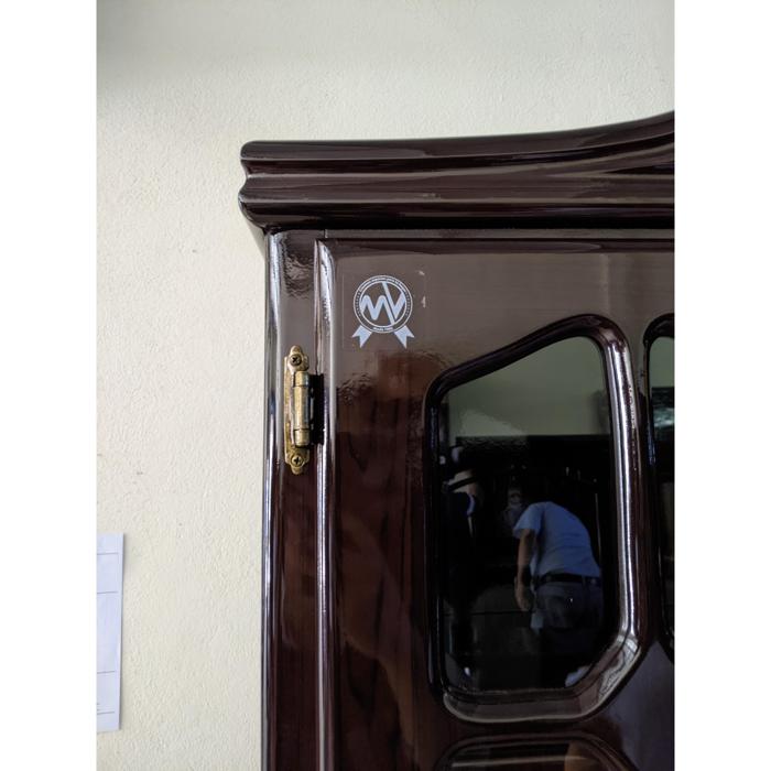 Trinchante Mv 3 Cuerpos Vitrina/Oscuro