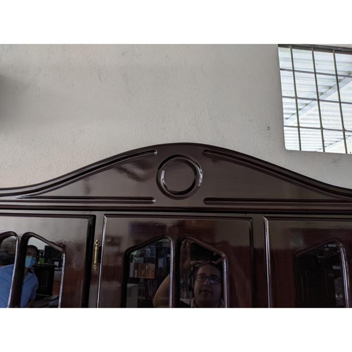 Trinchante Mv 3 Cuerpos Vitrina/Oscuro