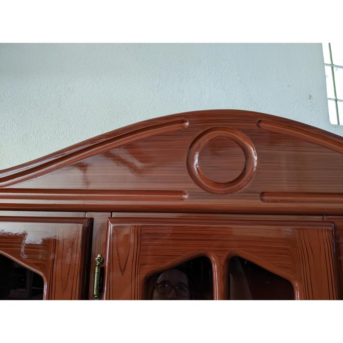 Trinchante Mv 3 Cuerpos Vitrina/Cherry