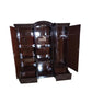 Ropero Shely 3 Cuerpos 5 Puertas Sencillo Chocolate