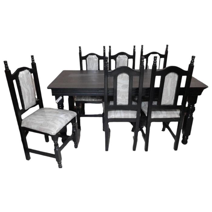 Comedor Caprisa 6 Sillas Torno/Tapiz