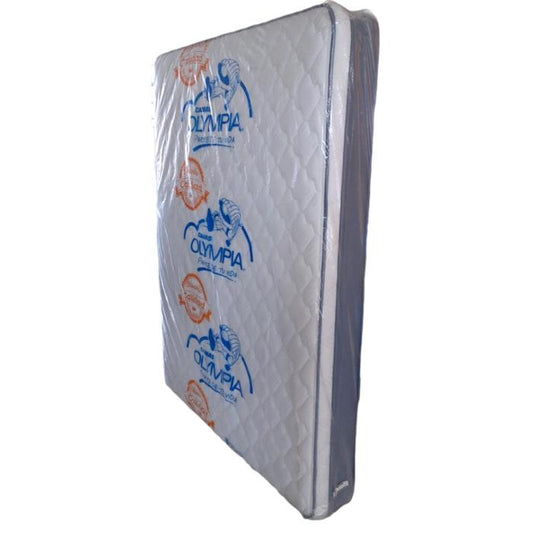 Colchon Olympia Matrimonial Edicion Especial Gris/Blanco