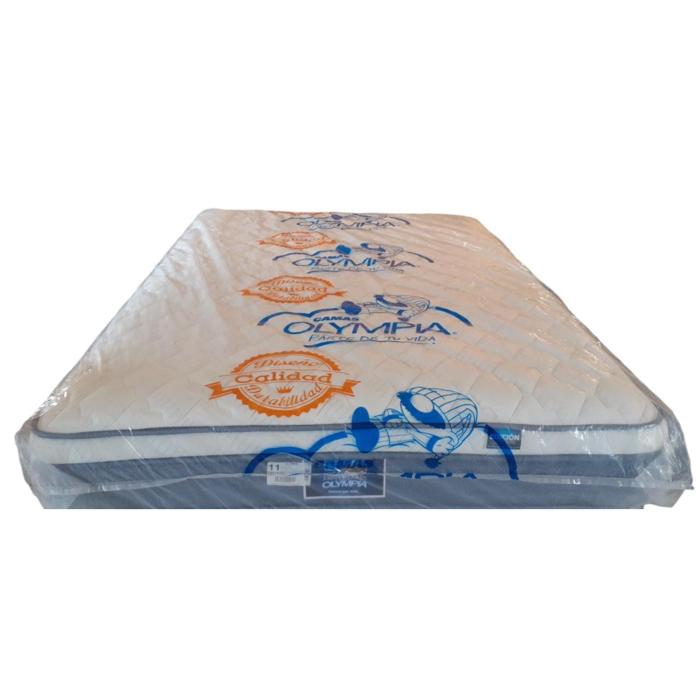 Colchon Olympia Matrimonial Edicion Especial Gris/Blanco