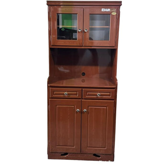 Alacena Shely 2 Puertas Cuadrada Para Microondas Cherry