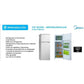 Refrigerador Midea 8 Pies Mrtd08A2Nnaaw