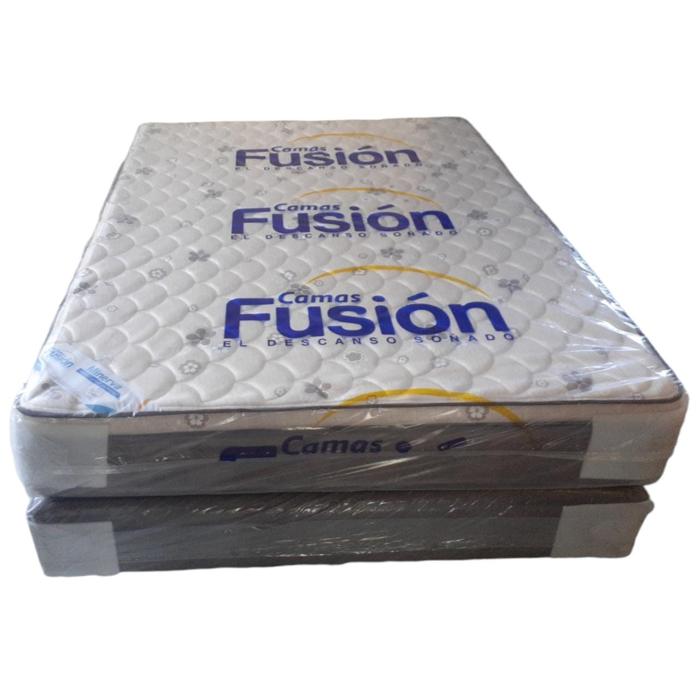 Set Cama Fusion Matrimonial Minerva Knit 2 En 1, 1 Pillow