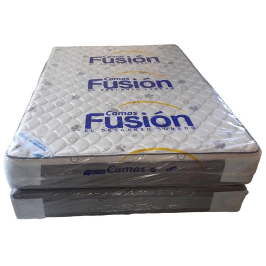 Set Cama Fusion Queen Minerva Knit 2 En 1, 1 Pillow