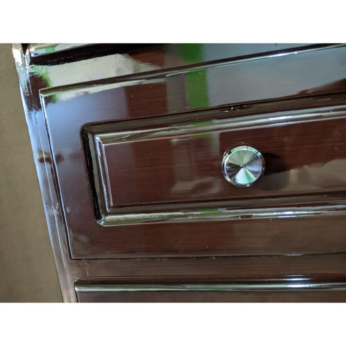 Alacena Shely 4 Puertas Cuadrada Para Microondas Chocolate