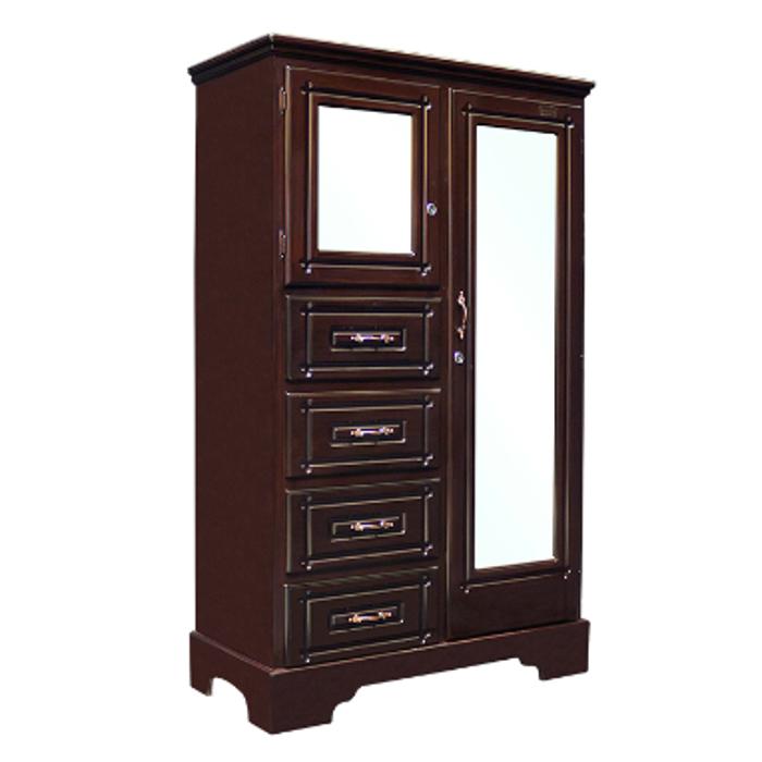 Roperito Shely 2 Cuerpos 4 Gavetas Laterales Chocalate